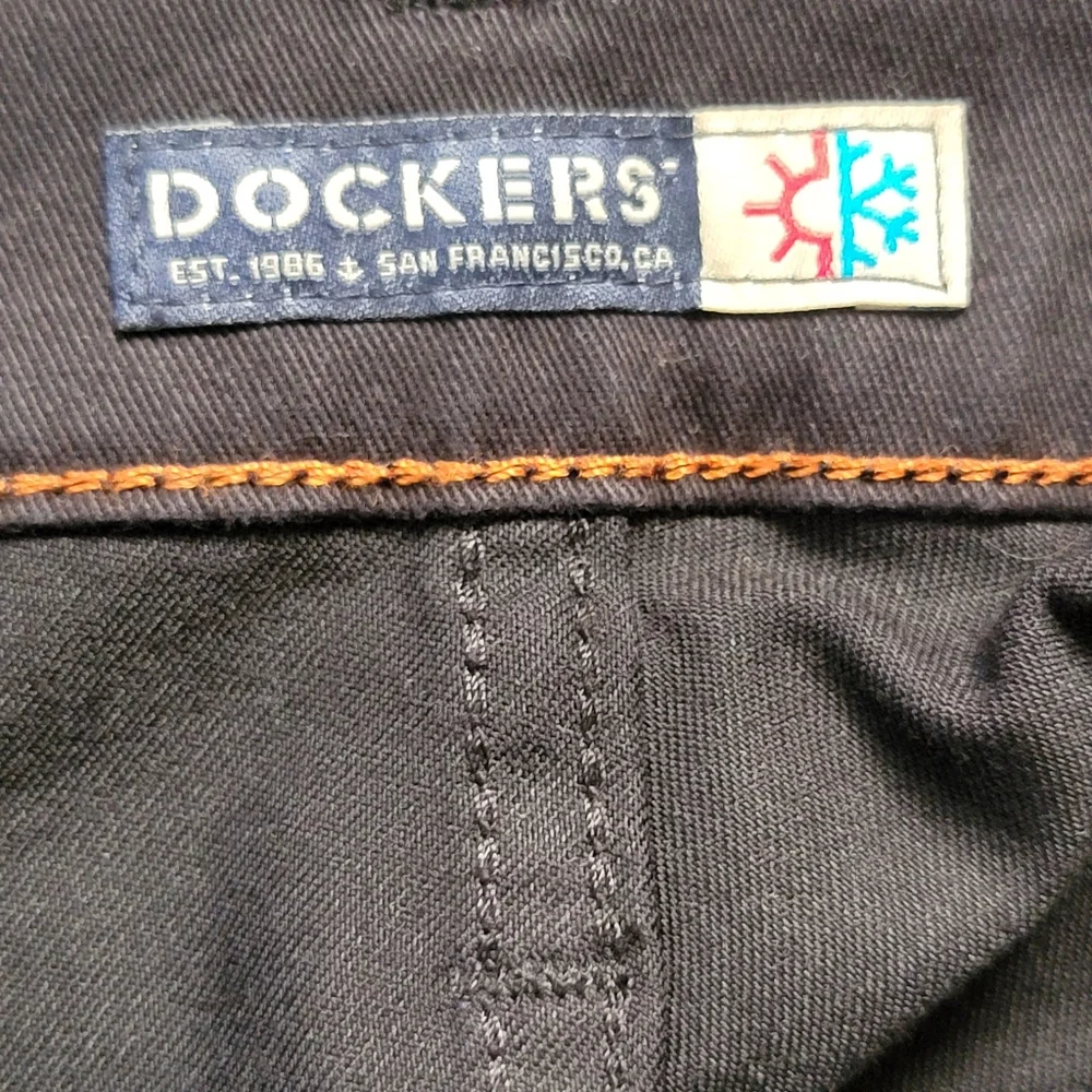 Dockers men straight fit black jeans size 36/32